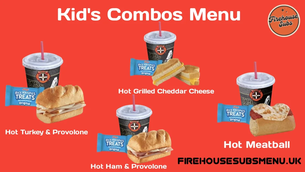 Firehouse Subs Kids combos menu picture