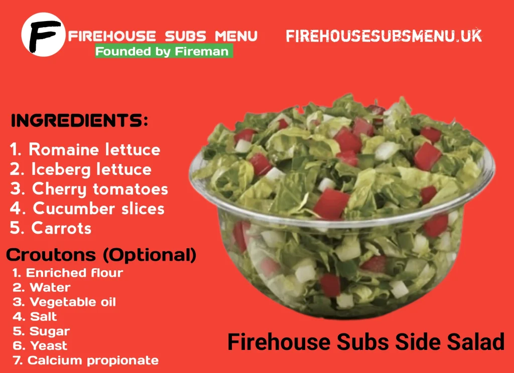 Firehouse Subs Side Salad with picture