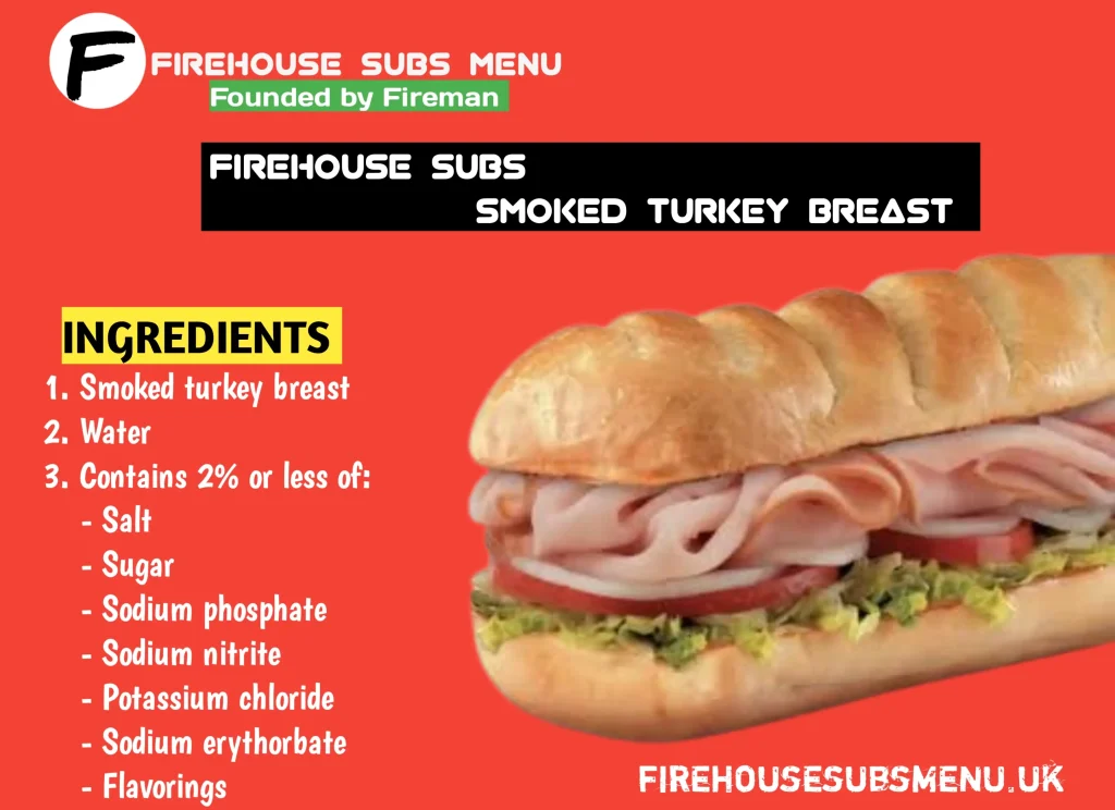 Firehouse Subs Smoked Turkey Breast with picture